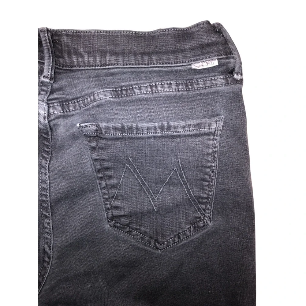 Mother Jeans‎ Women's 29 Black The Charmer Skinny Ankle Denim